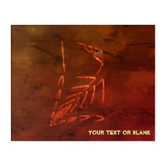 Jurassic Fossil Acrylic Print (Front)