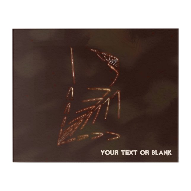 Jurassic Fossil Acrylic Print (Front)