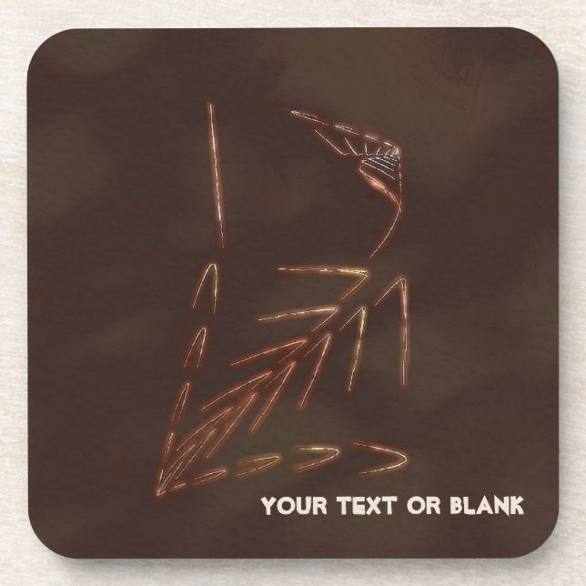 Jurassic Fossil Drink Coaster (Front)