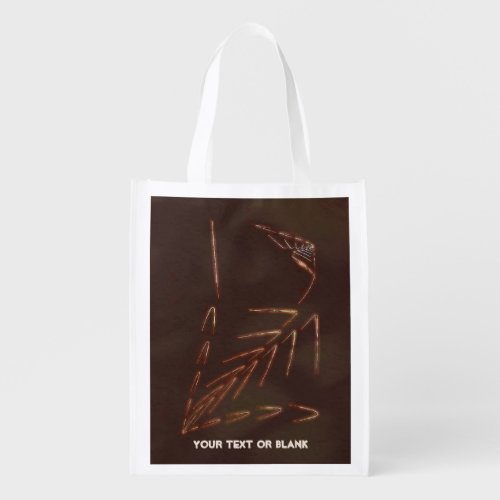 Jurassic Fossil Grocery Bag