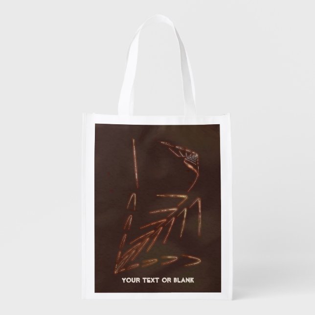 Jurassic Fossil Grocery Bag (Front)