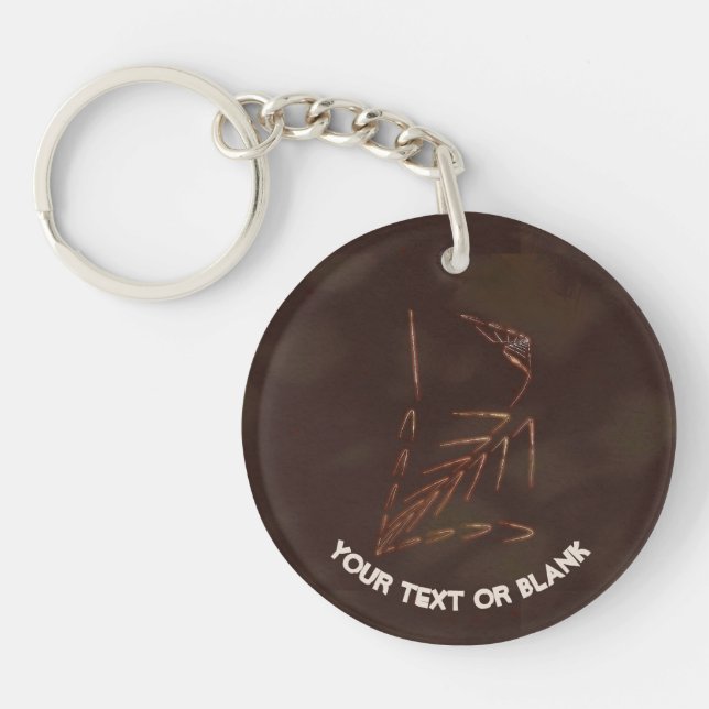 Jurassic Fossil Keychain (Front)