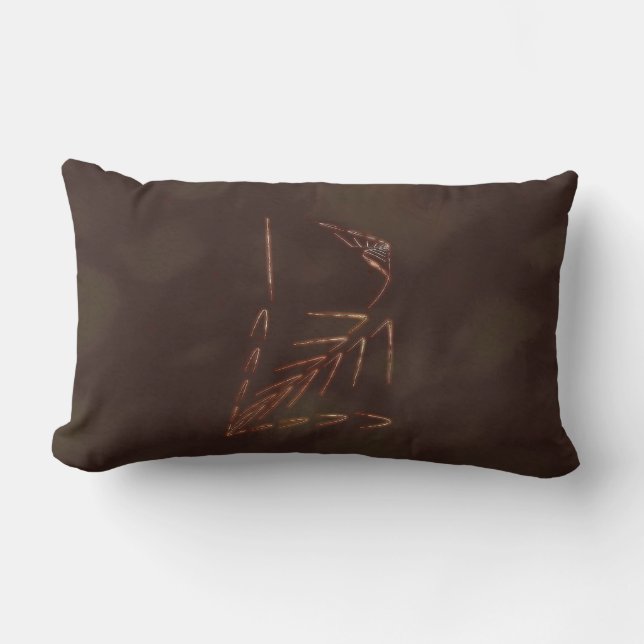 Jurassic Fossil Lumbar Pillow (Front)