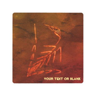 Jurassic Fossil Metal Print