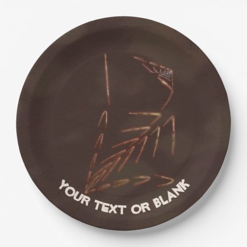 Jurassic Fossil Paper Plates