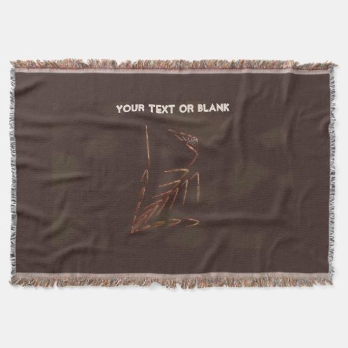 Jurassic Fossil Throw Blanket