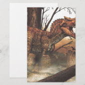 Jurassic Journey: Dinosaur in its Natural Habitat (Front/Back)