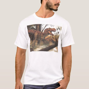 Jurassic Journey: Dinosaur in its Natural Habitat T-Shirt