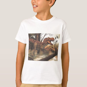 Jurassic Journey: Dinosaur in its Natural Habitat T-Shirt