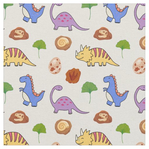 Jurassic Joy Dinosaurs Fabric