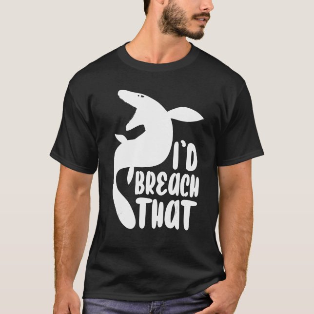 Jurassic Mosasaurus Dinosaur T-Shirt (Front)