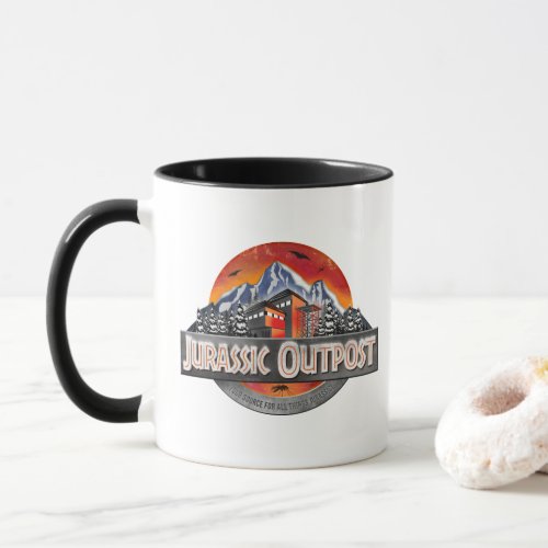 Jurassic Outpost Dominion Style Logo Mug