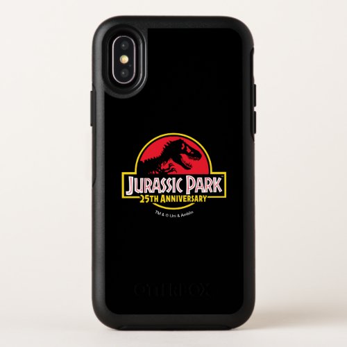 Jurassic Park 25th Anniversary Logo OtterBox Symmetry iPhone X Case