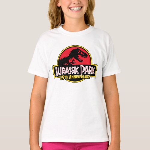 Jurassic Park 25th Anniversary Logo T_Shirt
