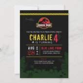 Jurassic Park | Dinosaur Birthday Invitation (Front)