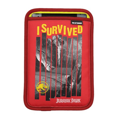 Jurassic Park  I Survived iPad Mini Sleeve