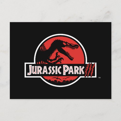 Jurassic Park III Logo Postcard