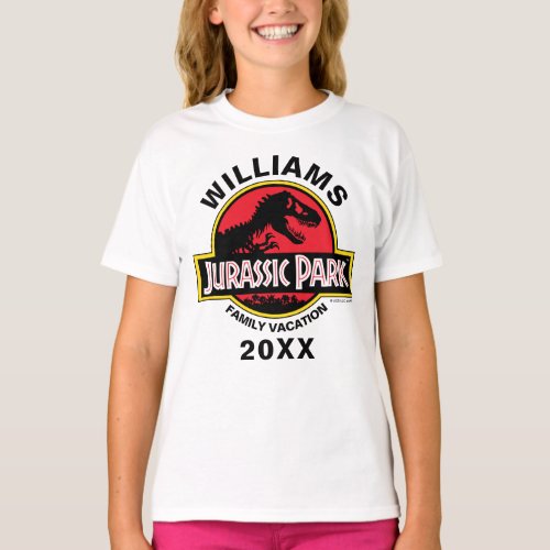 Jurassic Park Logo  Family Vacation T_Shirt