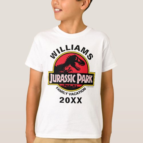 Jurassic Park Logo  Family Vacation T_Shirt