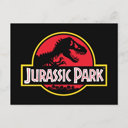 Jurassic Park Logo Postcard