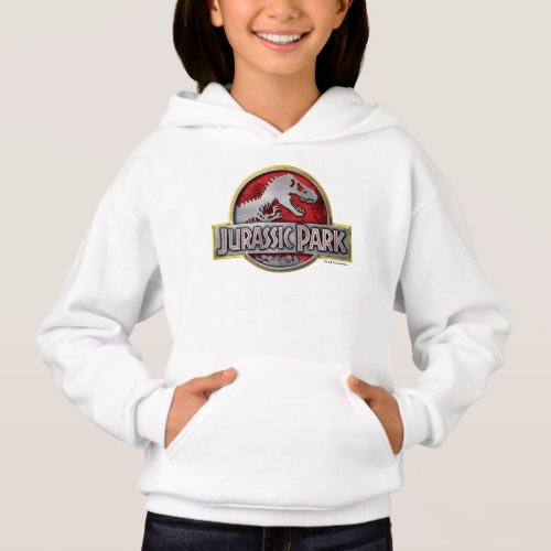 Jurassic Park  Metal Logo Hoodie