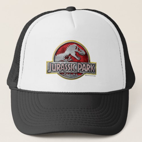 Jurassic Park  Metal Logo Trucker Hat