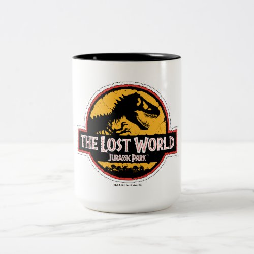 Jurassic Park The Lost World Logo Two_Tone Coffee Mug