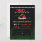 Jurassic Park | Three-Rex Third Birthday Invitation (Front)