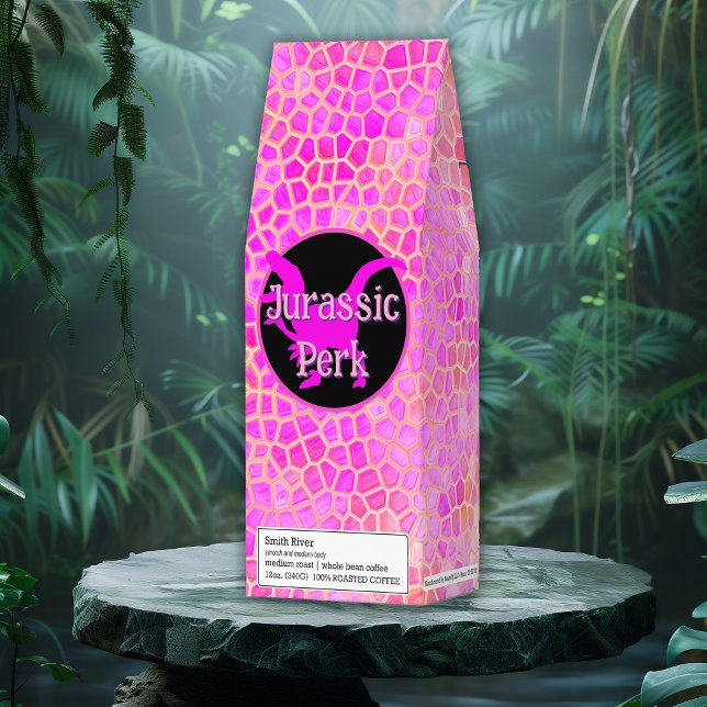 Jurassic Perk Pink Dinosaur Hide  Roasted Coffee (Creator Uploaded)