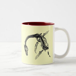 Jurassic Perks Two-Tone Coffee Mug