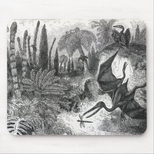 Jurassic Pterodactyls Mouse Pad