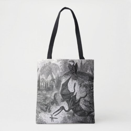 Jurassic Pterodactyls Tote Bag