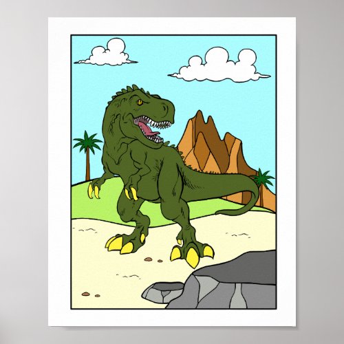 Jurassic Roar _ Dinosaur Adventure Kids Poster