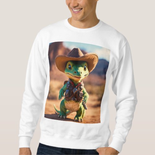 Jurassic Sheriff The Fluffy Baby Dinosaurs High  Sweatshirt
