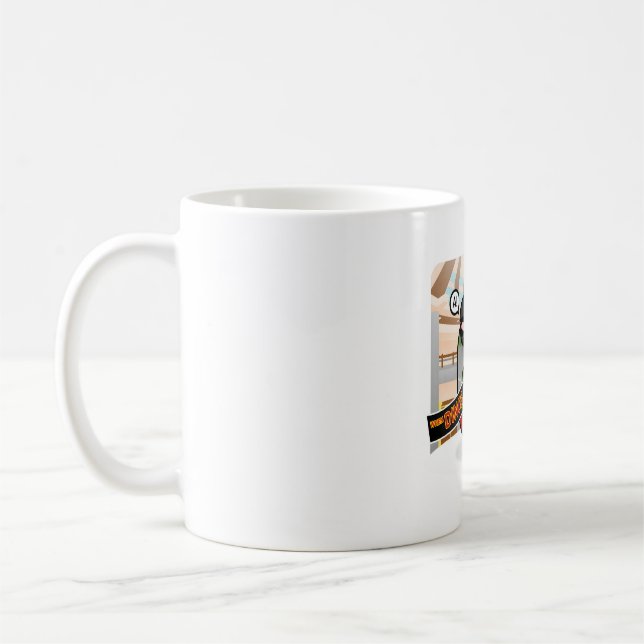 Jurassic Squawk Coffee Mug (Left)