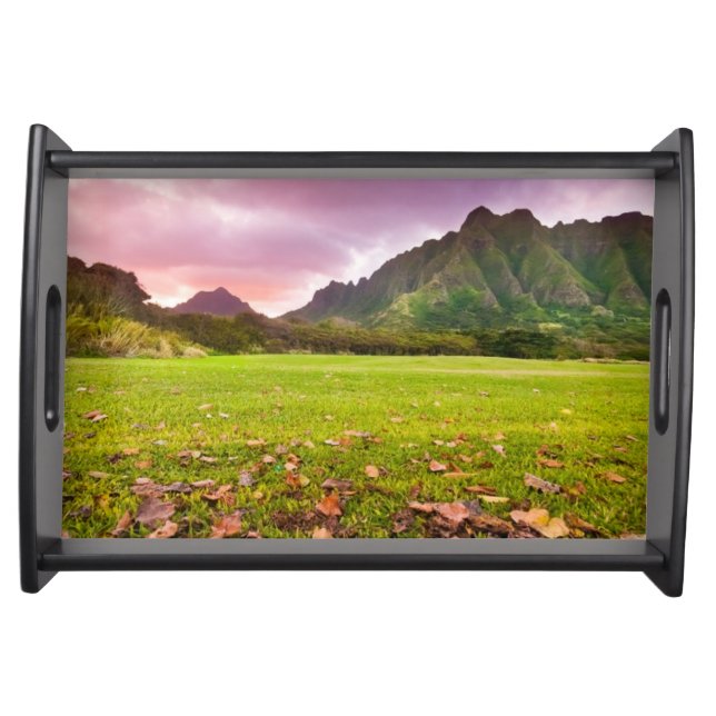 Jurassic Sunset Serving Tray (Front)