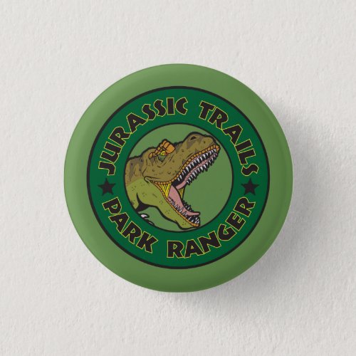 Jurassic Trails Park Ranger T_Shirt Button