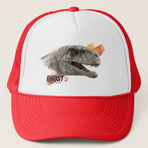 Jurassic World  Atrociraptor Ghost Trucker Hat