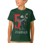 Jurassic World | Birthday - Name & Age T-Shirt | Zazzle