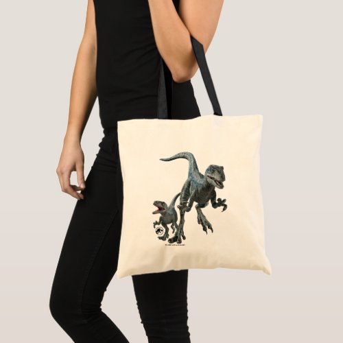 Jurassic World  Blue and Beta Tote Bag