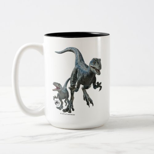Jurassic World  Blue and Beta Two_Tone Coffee Mug