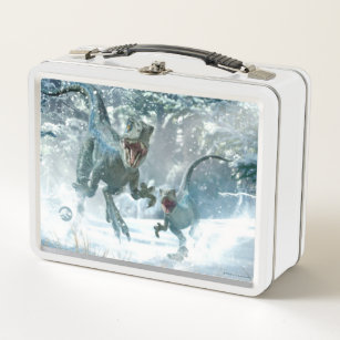 Blue White Tiger Lunch Box, Zazzle