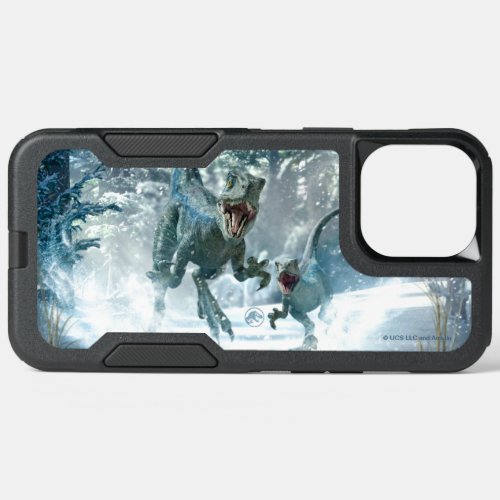 Jurassic World  Blue  Beta in Snowy Forest iPhone 13 Pro Max Case