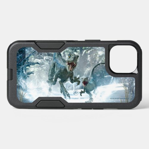 Jurassic World  Blue  Beta in Snowy Forest iPhone 13 Case