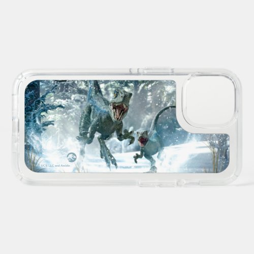 Jurassic World  Blue  Beta in Snowy Forest Speck iPhone 13 Case