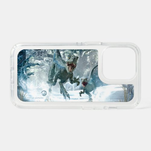 Jurassic World  Blue  Beta in Snowy Forest Speck iPhone 13 Pro Case