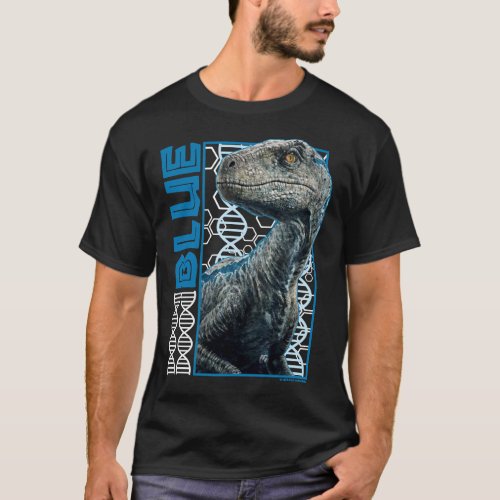 Jurassic World _ Blue Fan Art Graphic Classic T_Sh T_Shirt