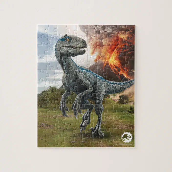 Jurasic Park Blue Raptor Jigsaw Puzzle 100 piece 9.1" x 10.3” Puzzles New 