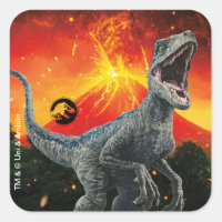 Jurassic World | Blue - Nature Unleashed Square Sticker