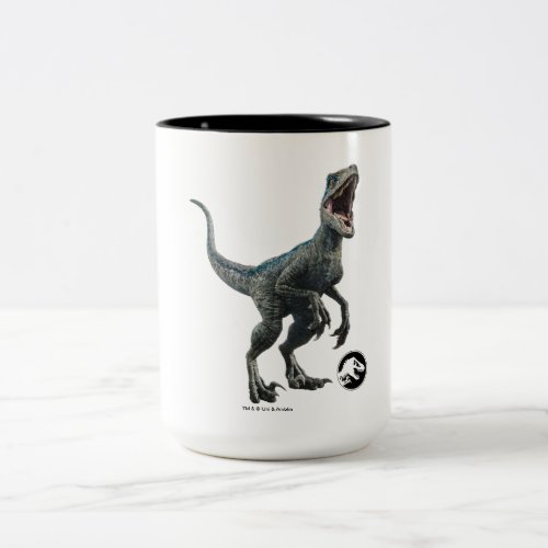 Jurassic World  Blue _ Nature Unleashed Two_Tone Coffee Mug